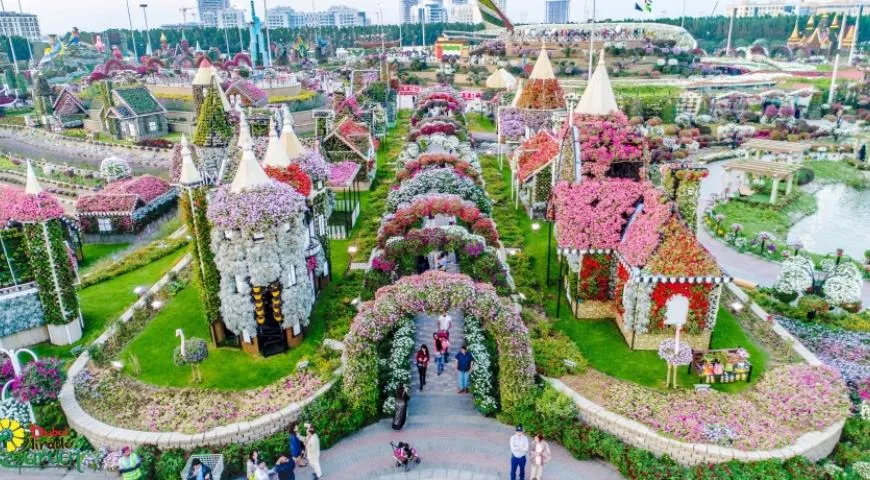 Цветочный парк в Дубае