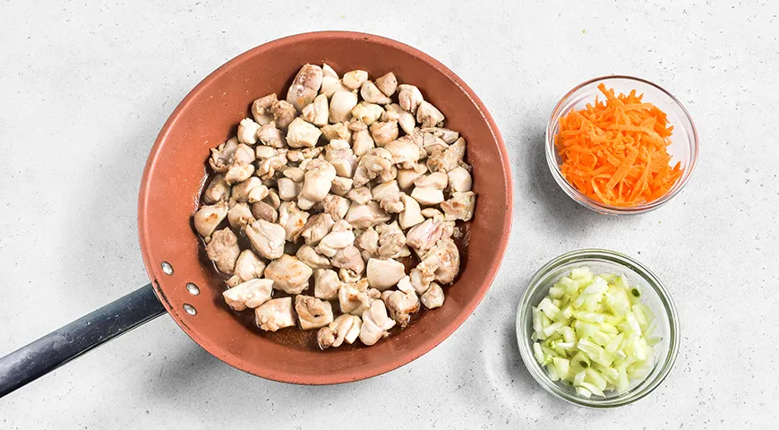 Гороховая каша с курицей