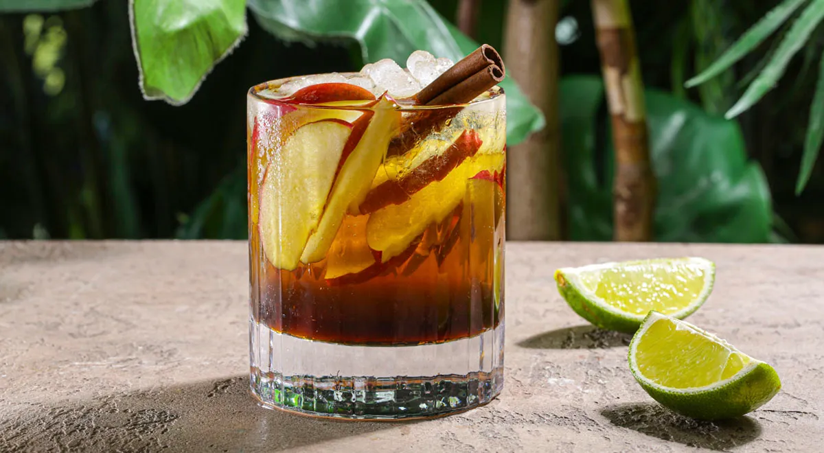 Рецепт яблочного олд фешен с полусухим сидром