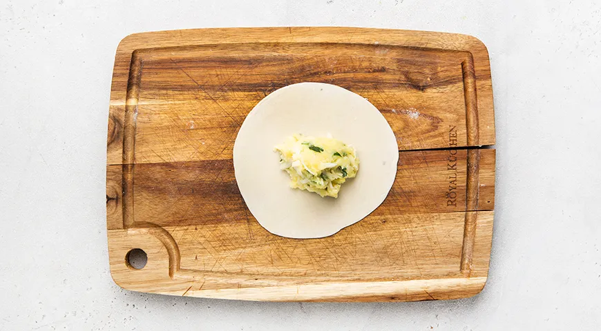 Хинкали с картошкой