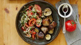 Рецепты с овощами, свининой и телятиной
