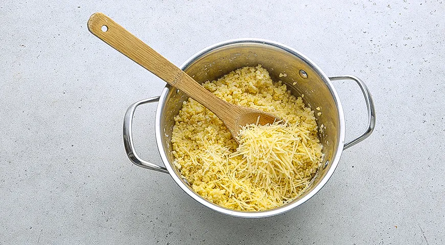 Пшенная каша с тыквой и грибами