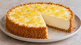 Легкий лимонный чизкейк