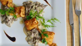 Рецепты с мясом, картофелем и шампиньонами