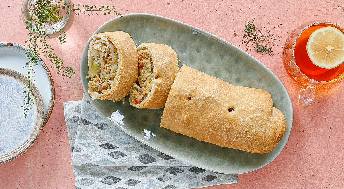 Рецепт штруделя с квашеной капустой