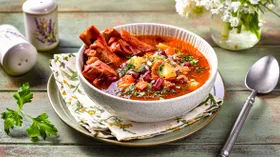 Рецепты с бобовыми и мясом