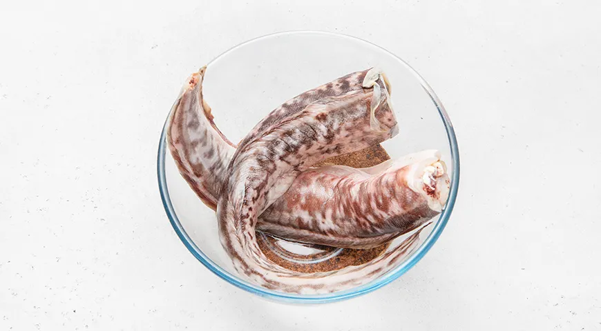 жареная рыба конгрио