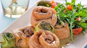 Рецепты на обед с продукцией пчеловодства и кабачком