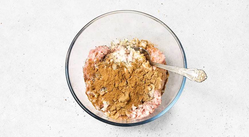 Манты с курицей