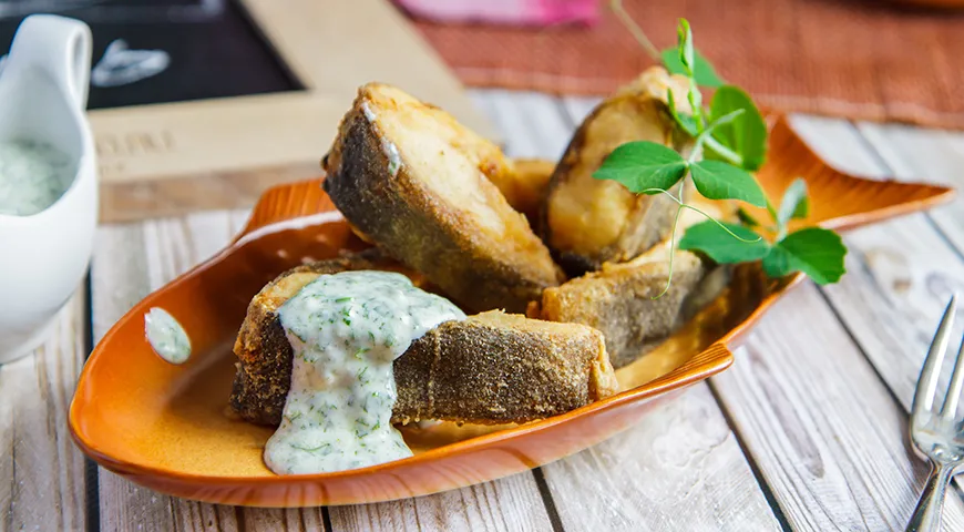 Линь на сковороде