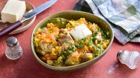 Гороховая каша с курицей
