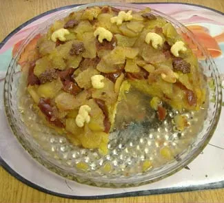 Клюквенный пирог в желе