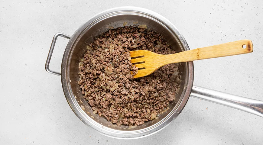 Пшенная каша с фаршем