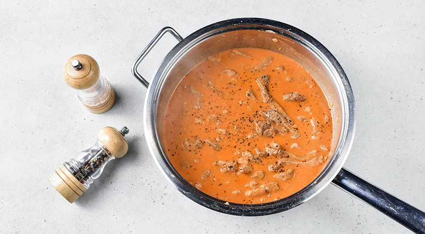 Поджарка с подливкой