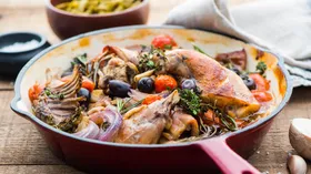Рецепты с мясом, тимьяном и вином белым