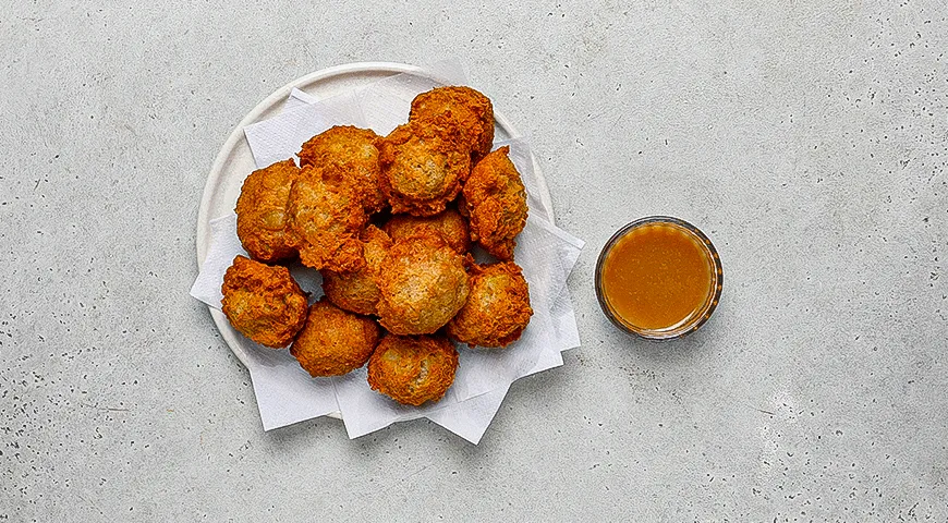 Грушевые пончики ссоленой карамелью