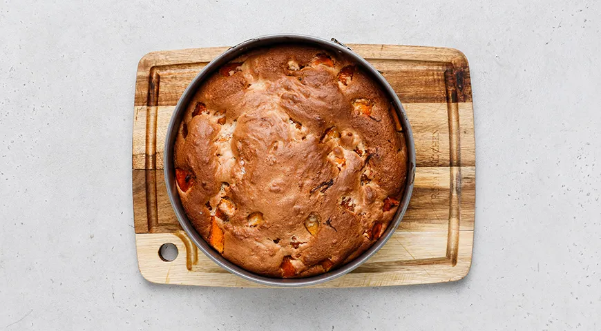 Шарлотка с тыквой и корицей