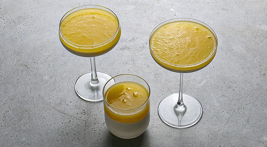 Дынная панна котта