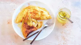 Омлет с фруктами