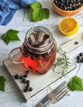 Лимонад из черной смородины