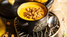 Крем-суп из тыквы с кукурузой
