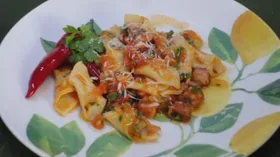 Рецепты с овощами, беконом и пастой