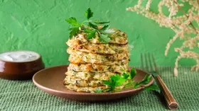 Оладьи из кабачков в духовке