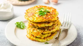 Оладьи из кабачков с манкой