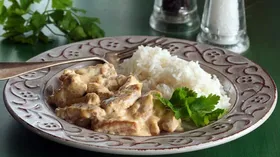 Рецепты с чесноком, сливками и рисом