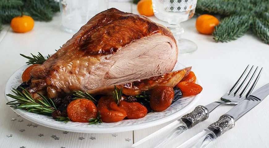 Рецепт запеченной голени индейки