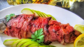 Рецепты с рыбой, фруктами и мясной гастрономией