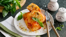 Постные голубцы с рисом