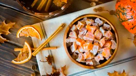 Цукаты из тыквы с апельсином