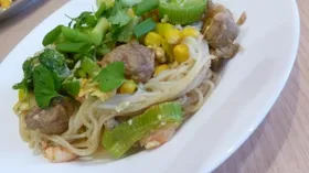 Рецепты с кунжутом, морепродуктами и рисом