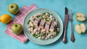 Рецепты с сельдью, картофелем и яблоком