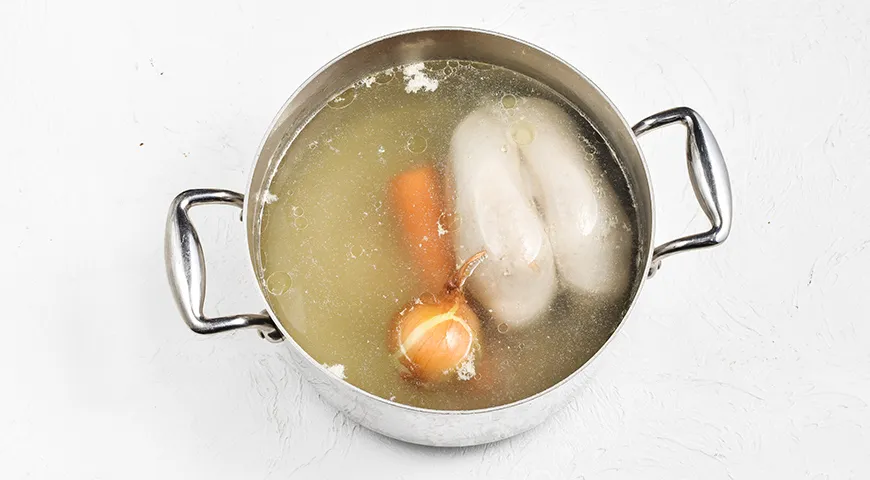 Куриный суп с овсяными хлопьями