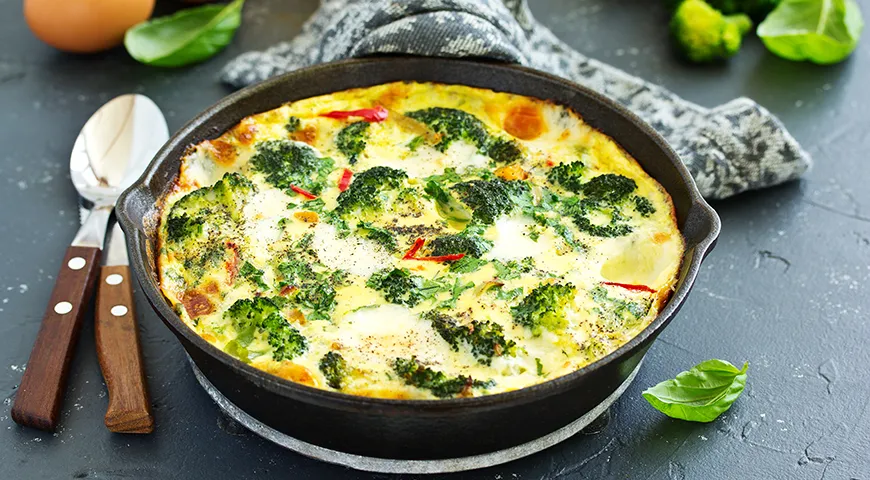 Омлет с овощами