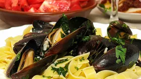 Рецепты с маслом оливковым, морепродуктами и пастой