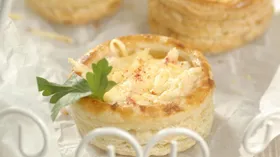 Горячие закуски с вином белым