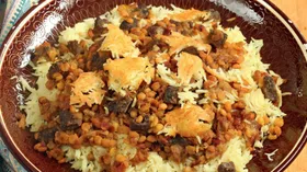 Рецепты с рисом, бараниной и бобовыми