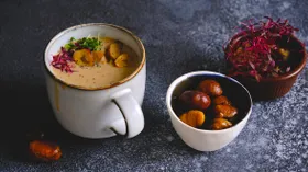 Суп-пюре с орехами