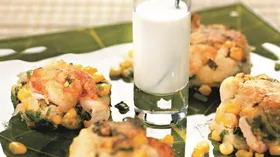 Рецепты с яйцом, морепродуктами и кукурузой