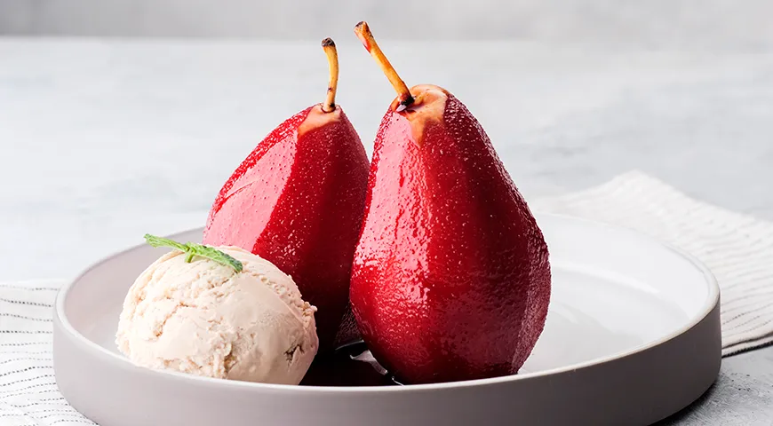 Десерт «Пьяная груша»