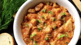 Рецепты с мукой пшеничной, курятиной и томатами