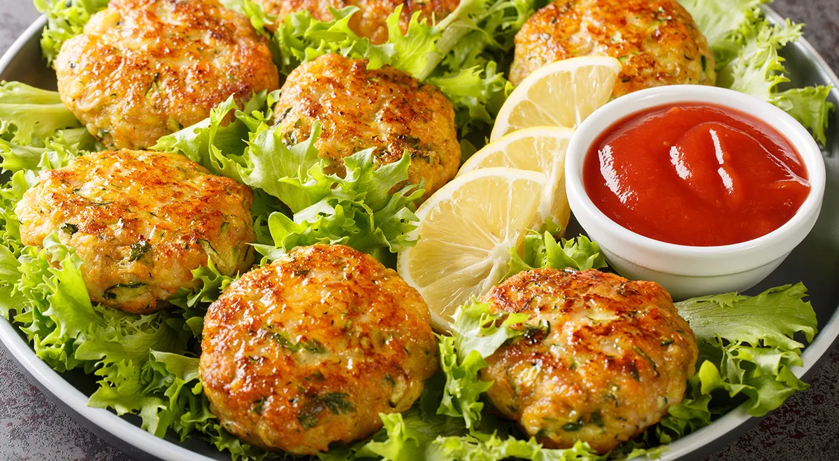 Котлеты из индейки с овощами