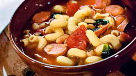 Рецепты с маслом оливковым, макаронами и фасолью