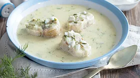 Рецепты с овощами, молочной продукцией и белой рыбой
