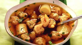 Рецепты с мукой пшеничной, яйцом куриным и кориандром