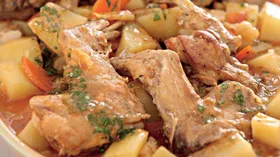 Жаркое с кроликом