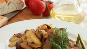 Рецепты с овощами, грибами и маслом растительным